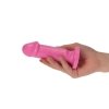 Dildo analne korek na przyssawce różowy 10 cm